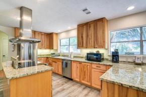 Walk to Beach Galveston Getaway with Deck!